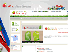 Tablet Screenshot of nord-pas-de-calais.leguidedesfestivals.com