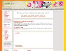 Tablet Screenshot of lille.leguidedesfestivals.com