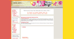 Desktop Screenshot of nice.leguidedesfestivals.com