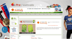 Desktop Screenshot of ile-de-france.leguidedesfestivals.com